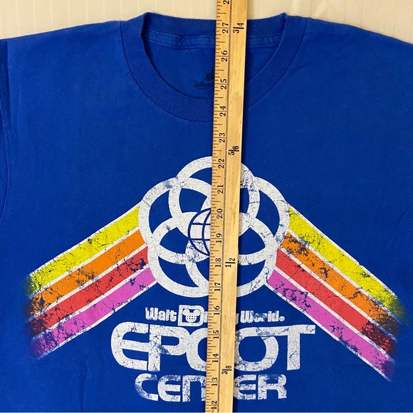 Walt Disney World Epcot Center vintage look sz L 🌐 - Picture 3 of 9
